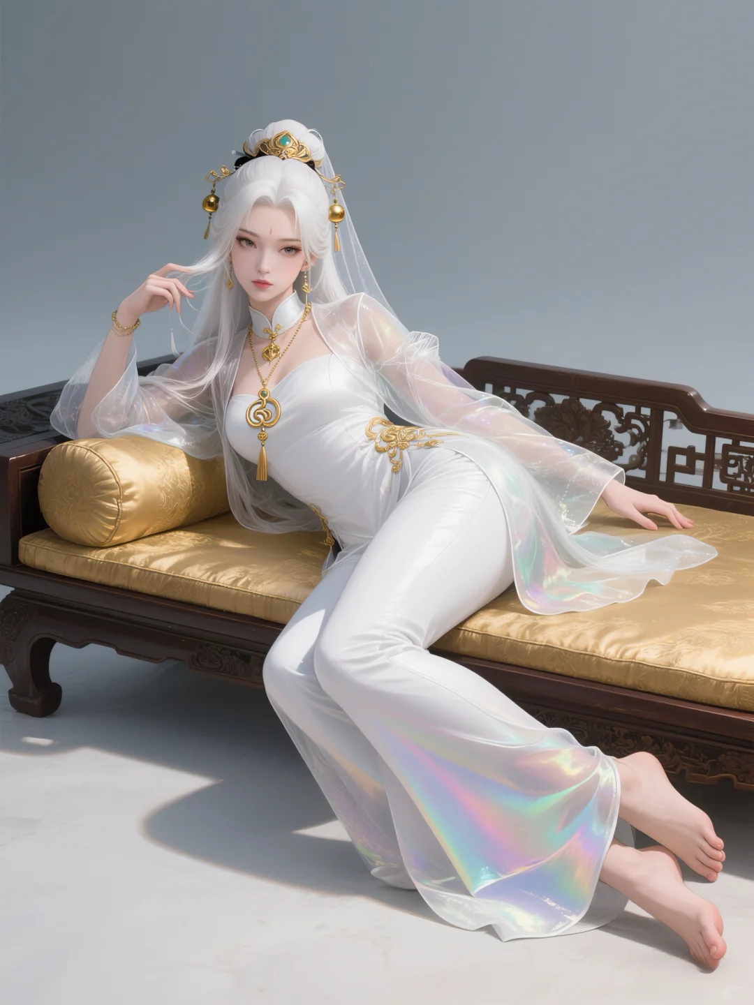 白月光，国风·AIGC绘画参考