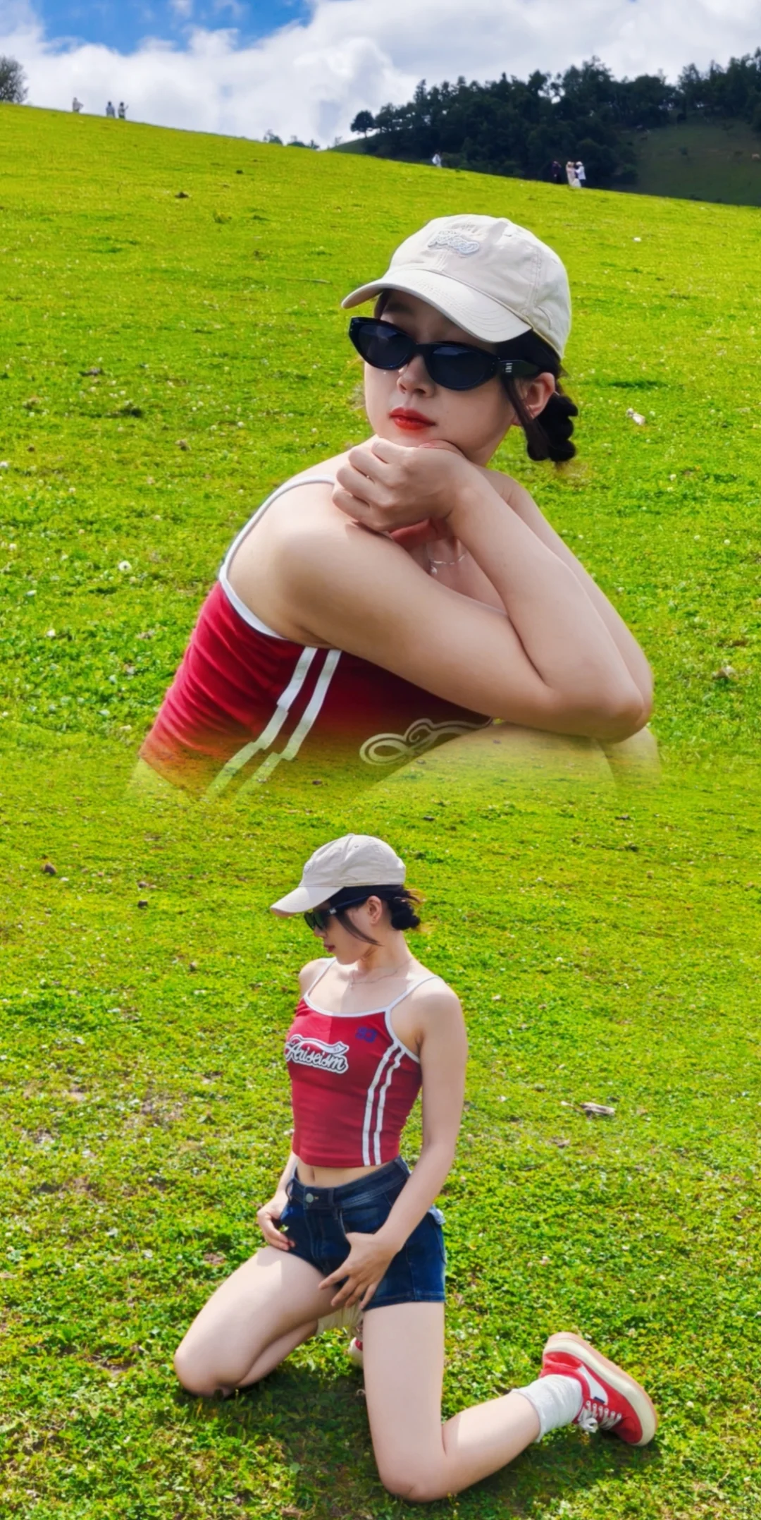 好喜欢我健康匀称的身材💓