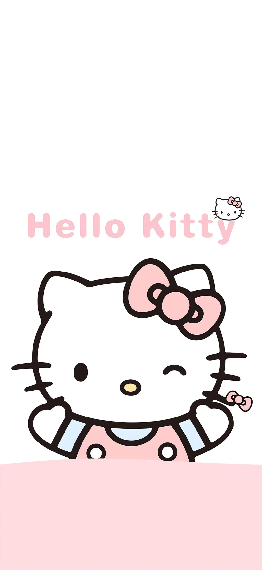 突然被这个壁纸治愈了！Hellokitty❤️