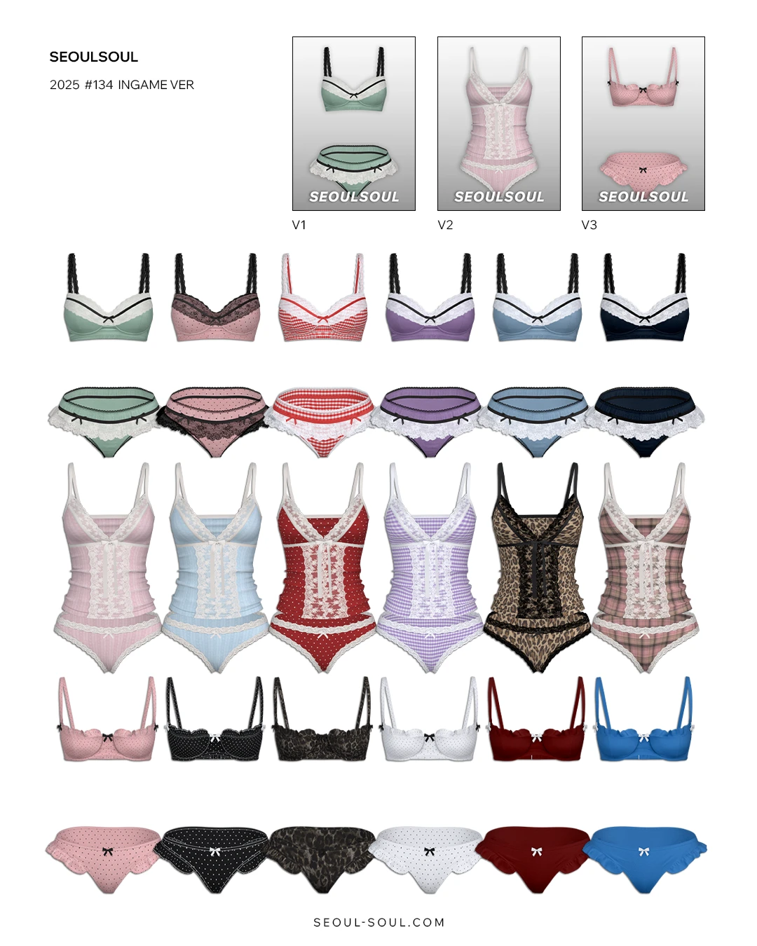 模拟人生4｜最新🆕可爱性感泳衣穿搭❗️