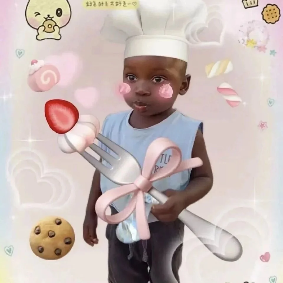 就这个非洲十二少表情包萌！