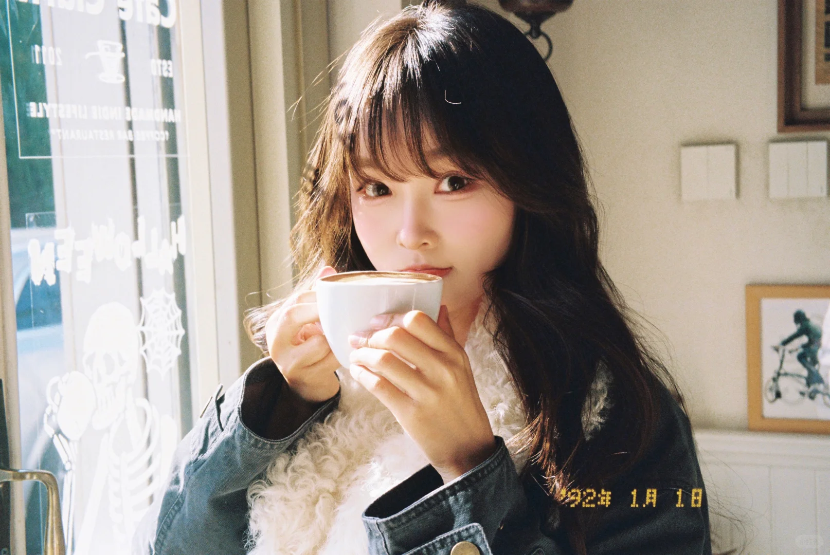 在北京🍰秋冬超有氛围的咖啡店日系胶片写真