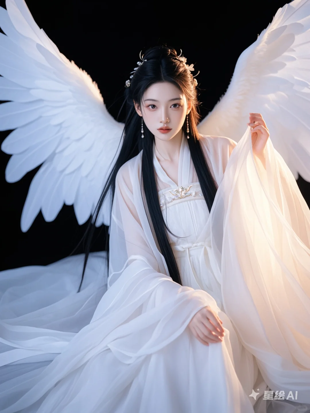 黑发天使｜数字写真