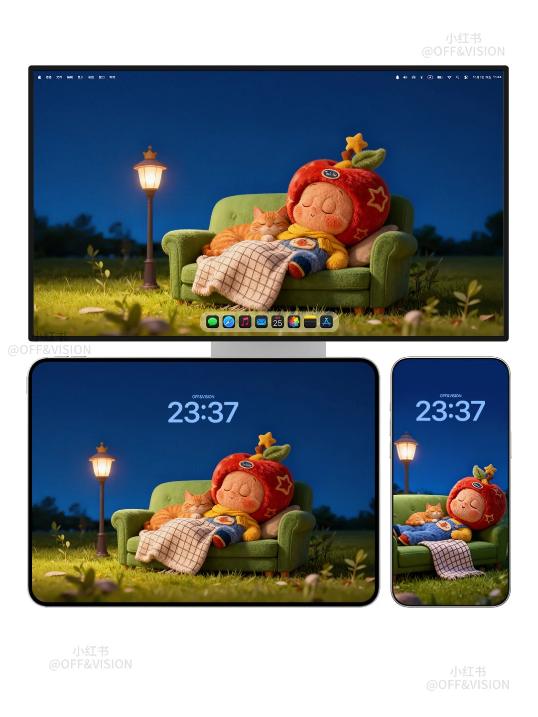 又熬夜了的星星人｜4k高清壁纸｜342