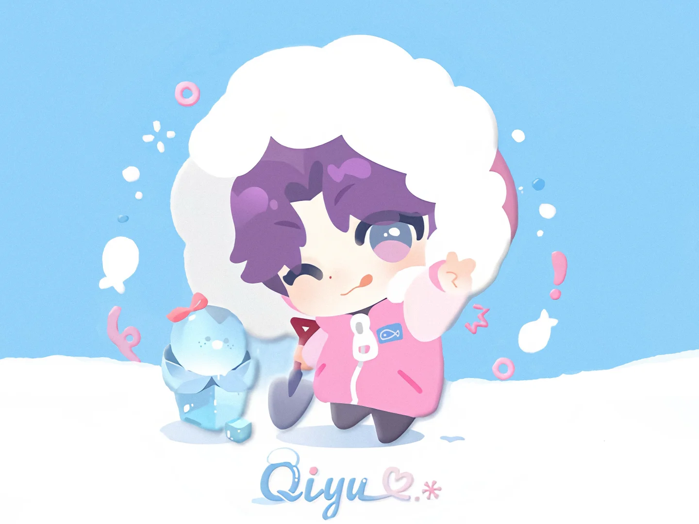 绒绒QQ人修复+头像/手机/平板壁纸