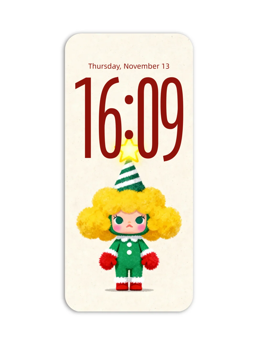 molly古早小众壁纸🎄老电影里的圣诞穿搭