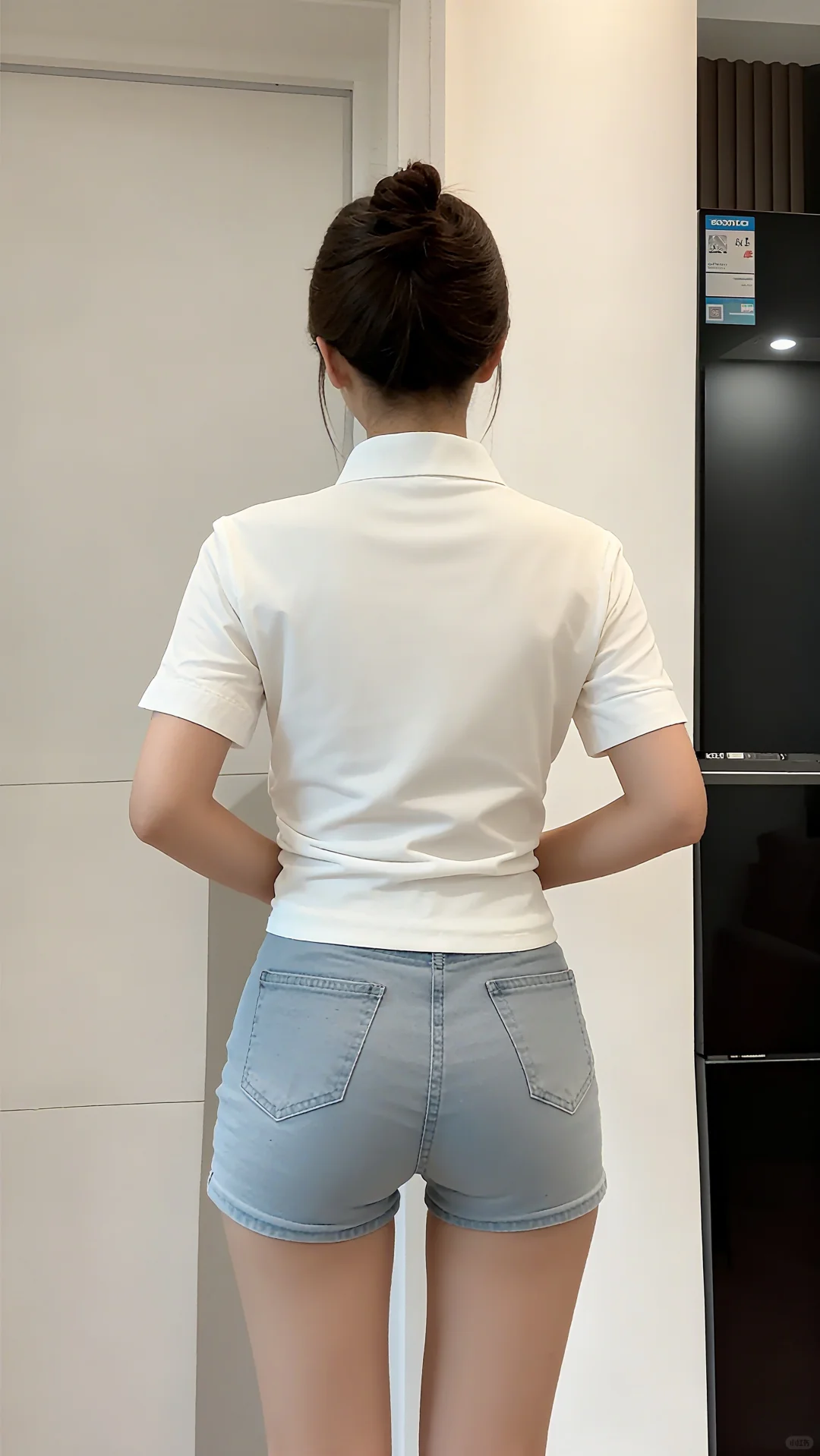 今天女朋友尝试新的穿搭