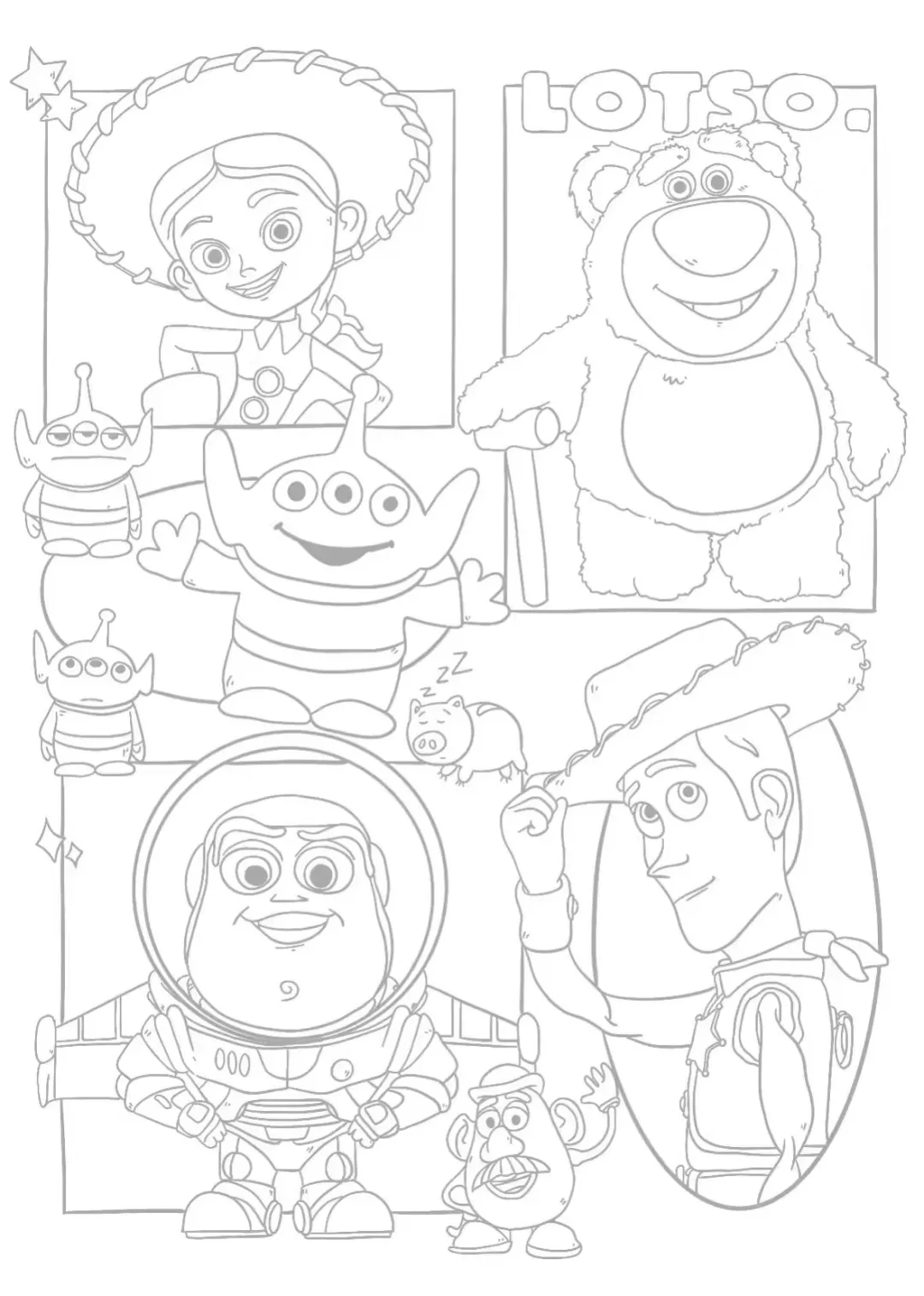 卡通绘画素材分享