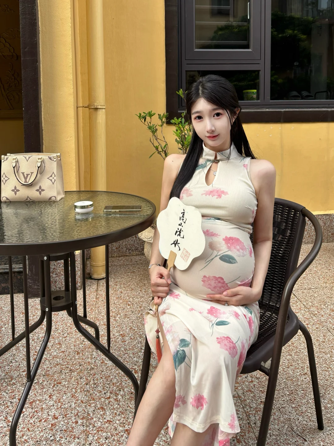 孕晚期体验了一回江南美人小腹婆🤰～