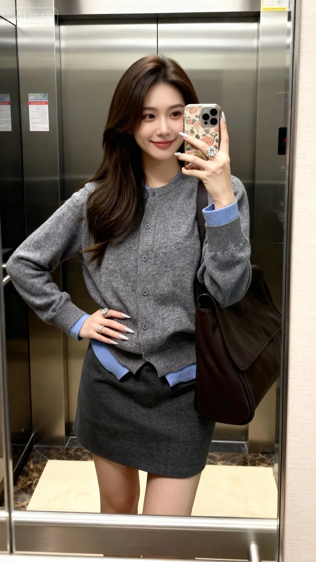 韩系松弛感天花板｜这件撞色开衫我锁死了！