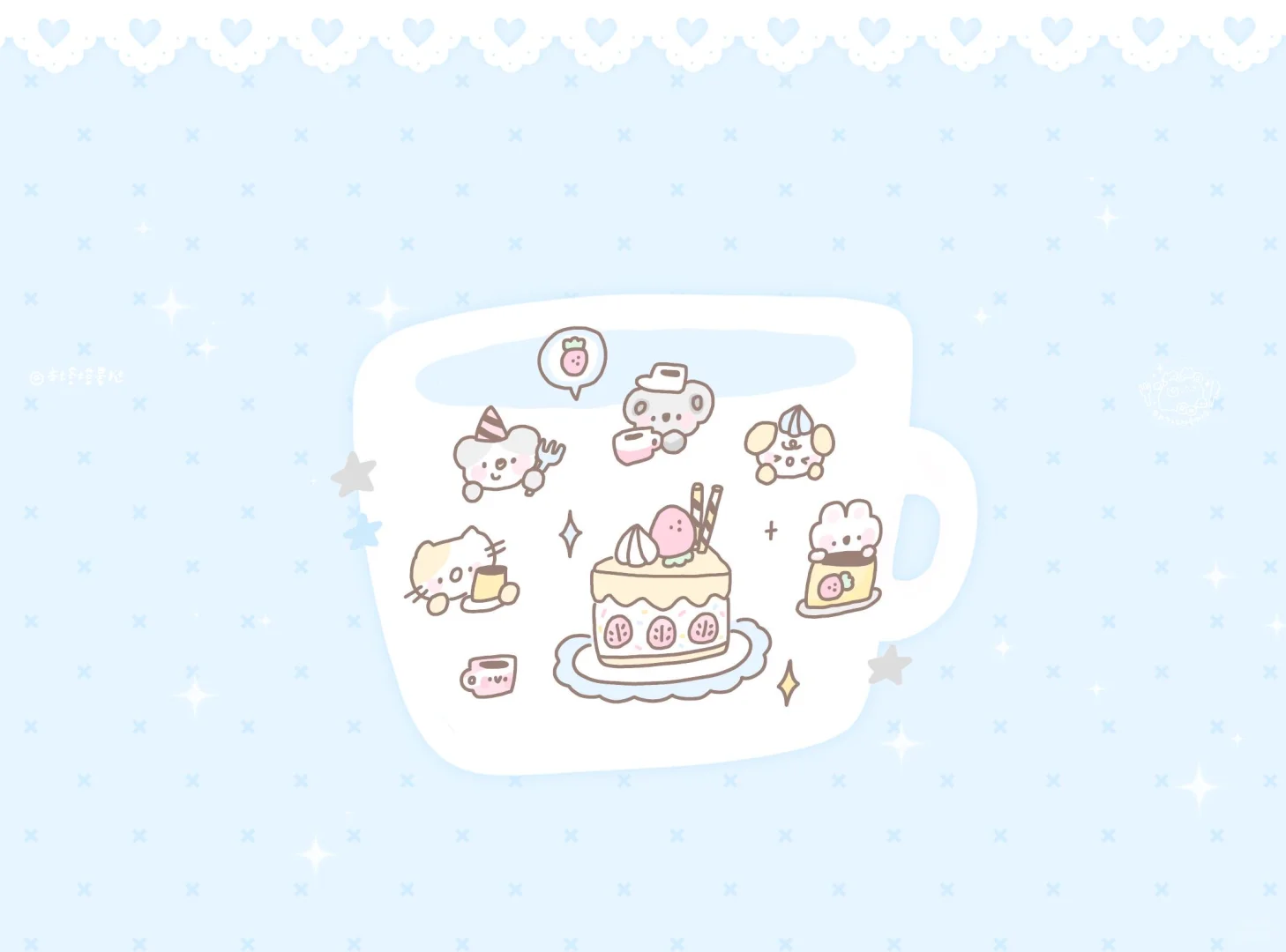 各种小可爱平板电脑壁纸！🍎