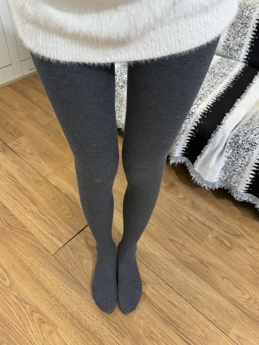 我172的大长腿终于买到不掉裆的打底裤啦