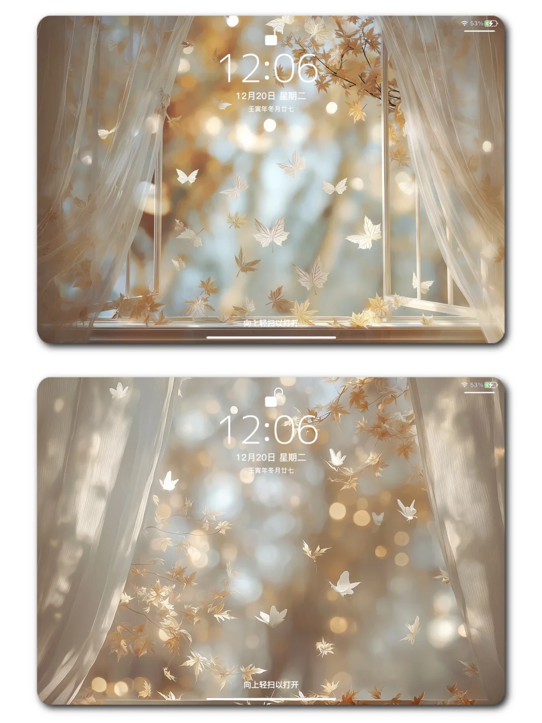 iPad壁纸｜窗外的枫🍁｜6