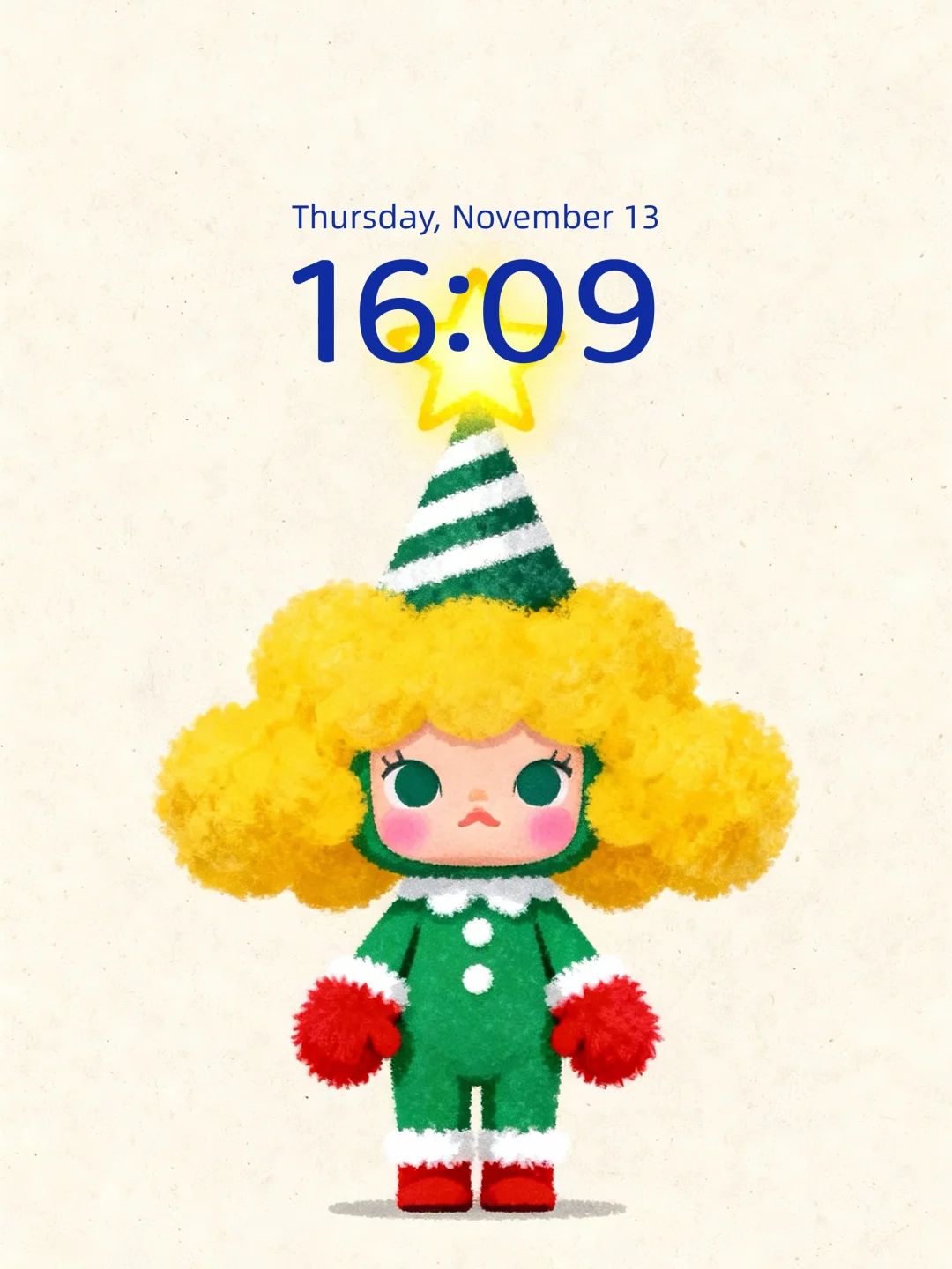 molly古早小众壁纸🎄老电影里的圣诞穿搭