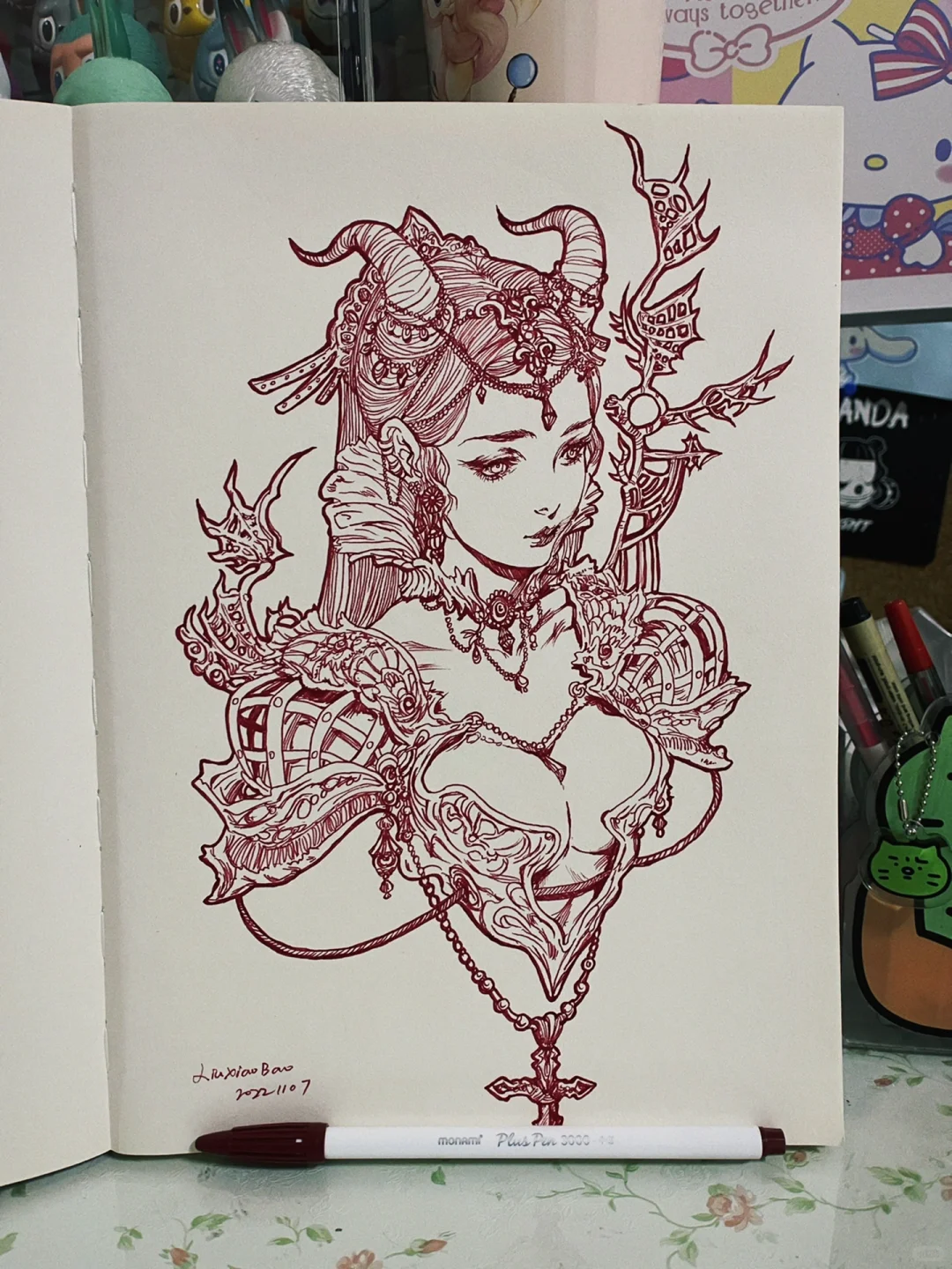 近期线描临摹练习