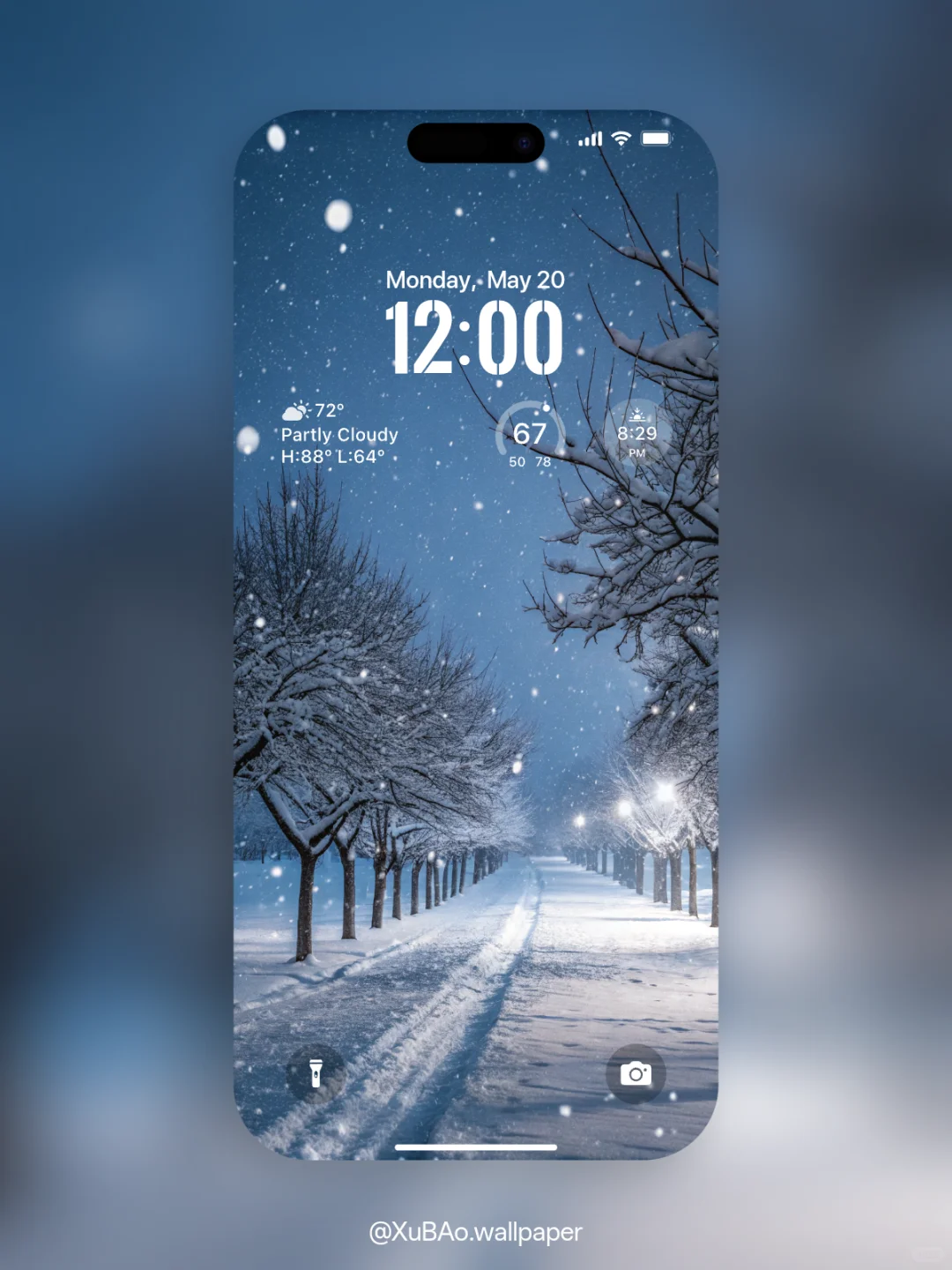 C2522 | 4k壁纸 | 漫漫雪路