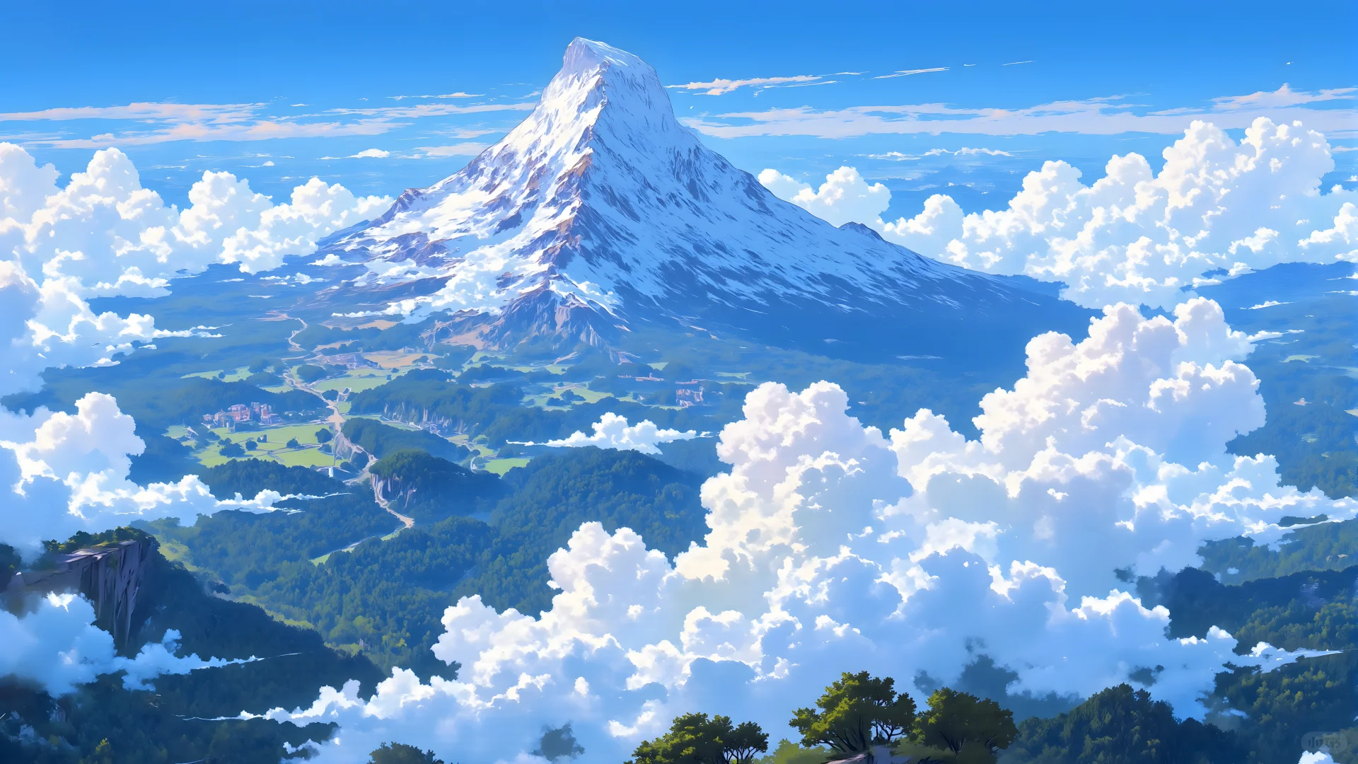 电脑壁纸 014-蓝天白云