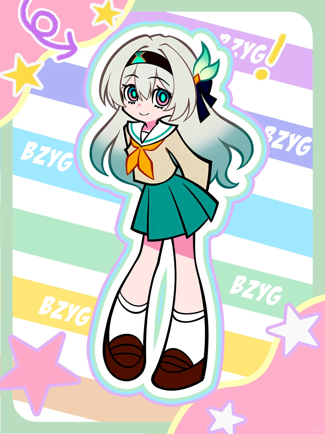 崩铁校园风×吊带袜天使