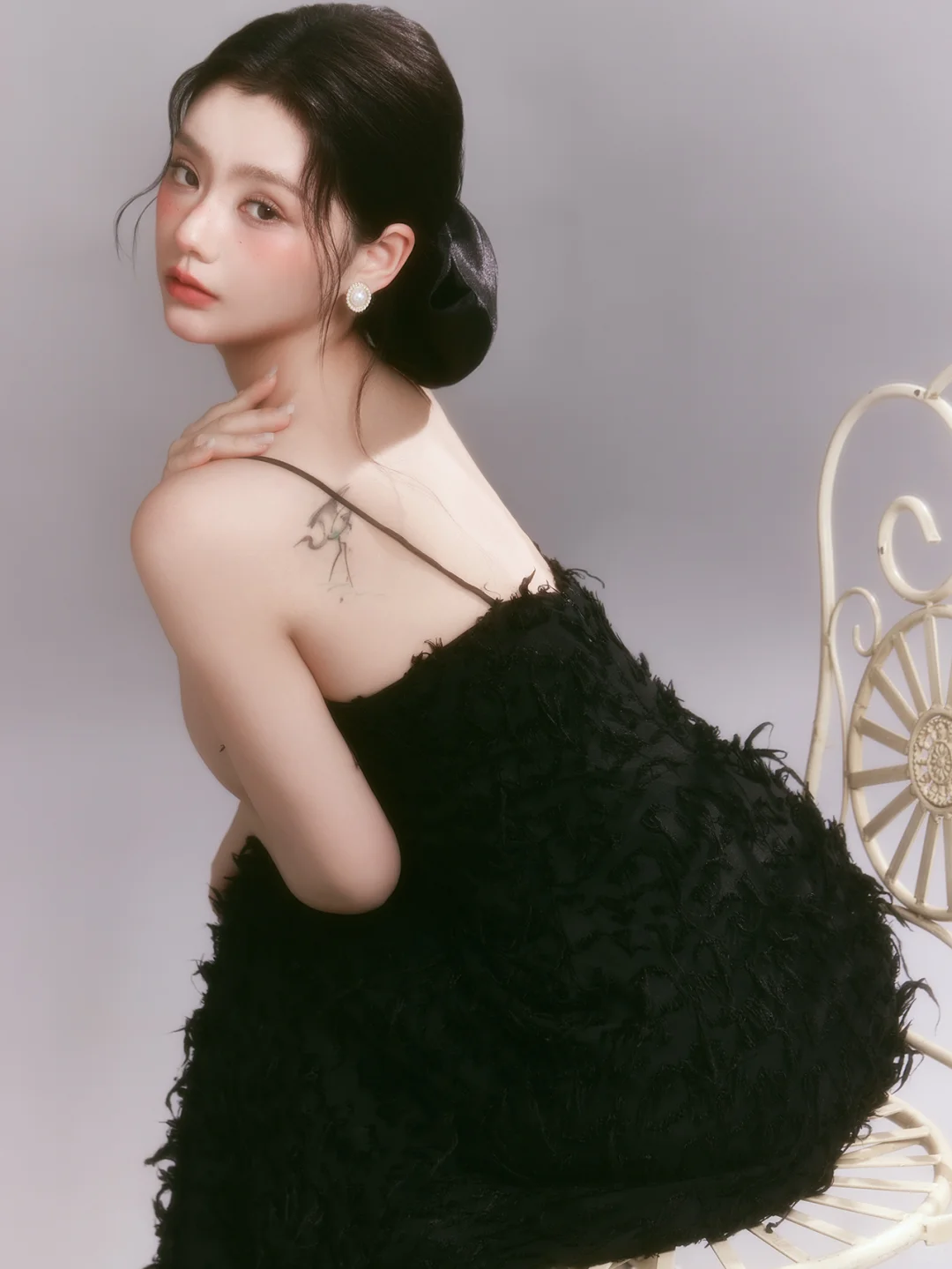 今天是韩系公主～🖤妥妥的富家千金即视感