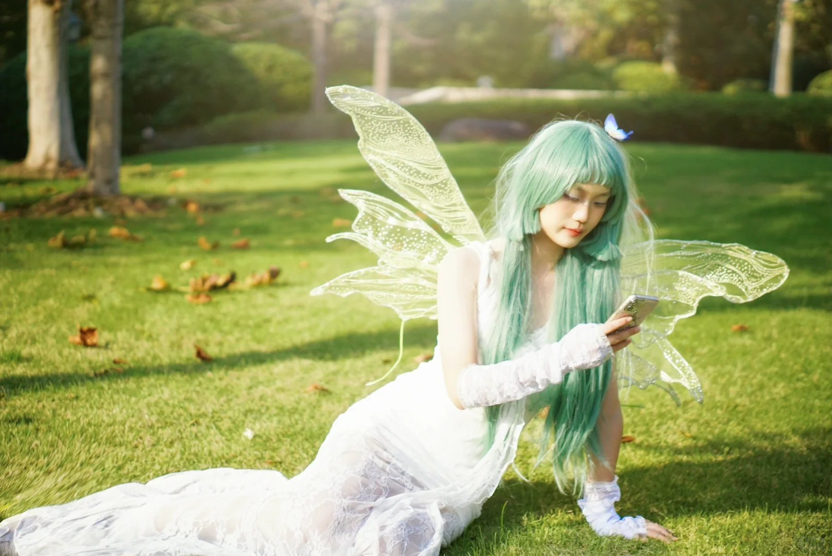 小精灵太好拍了！好仙好梦幻！🧚