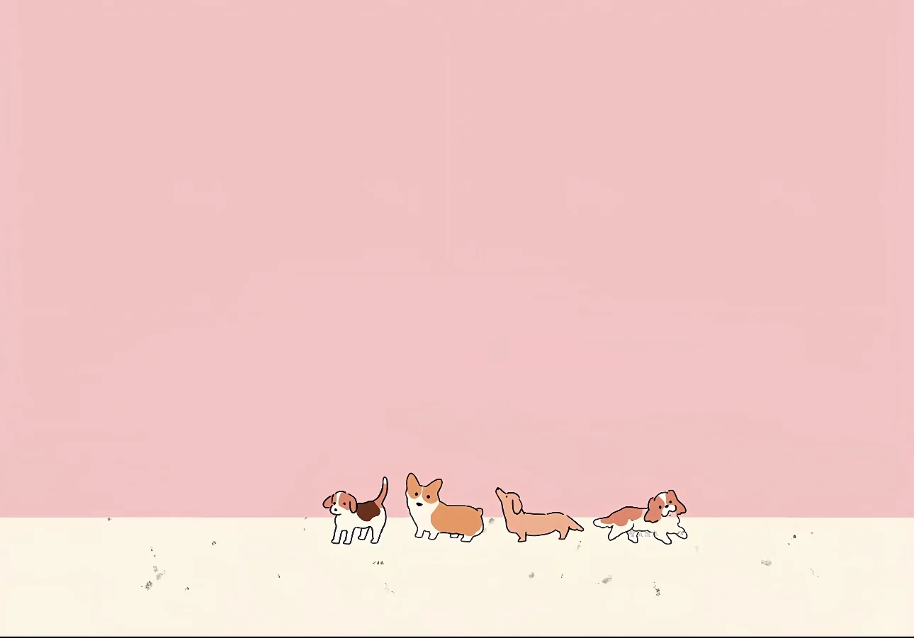 腊肠狗|电脑ipad壁纸套图✨