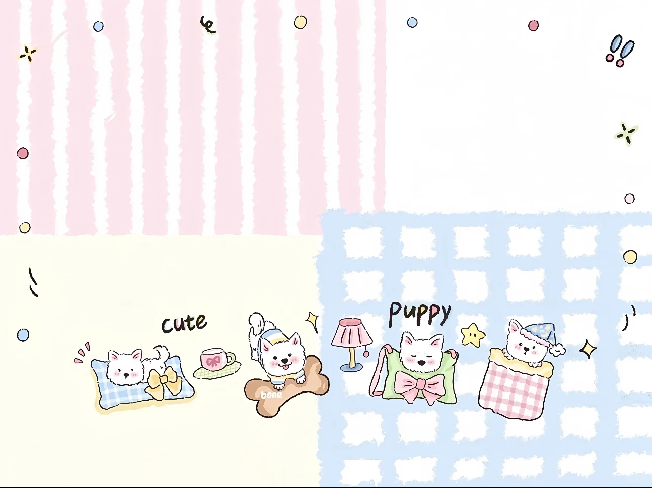 腊肠狗|电脑ipad壁纸套图✨