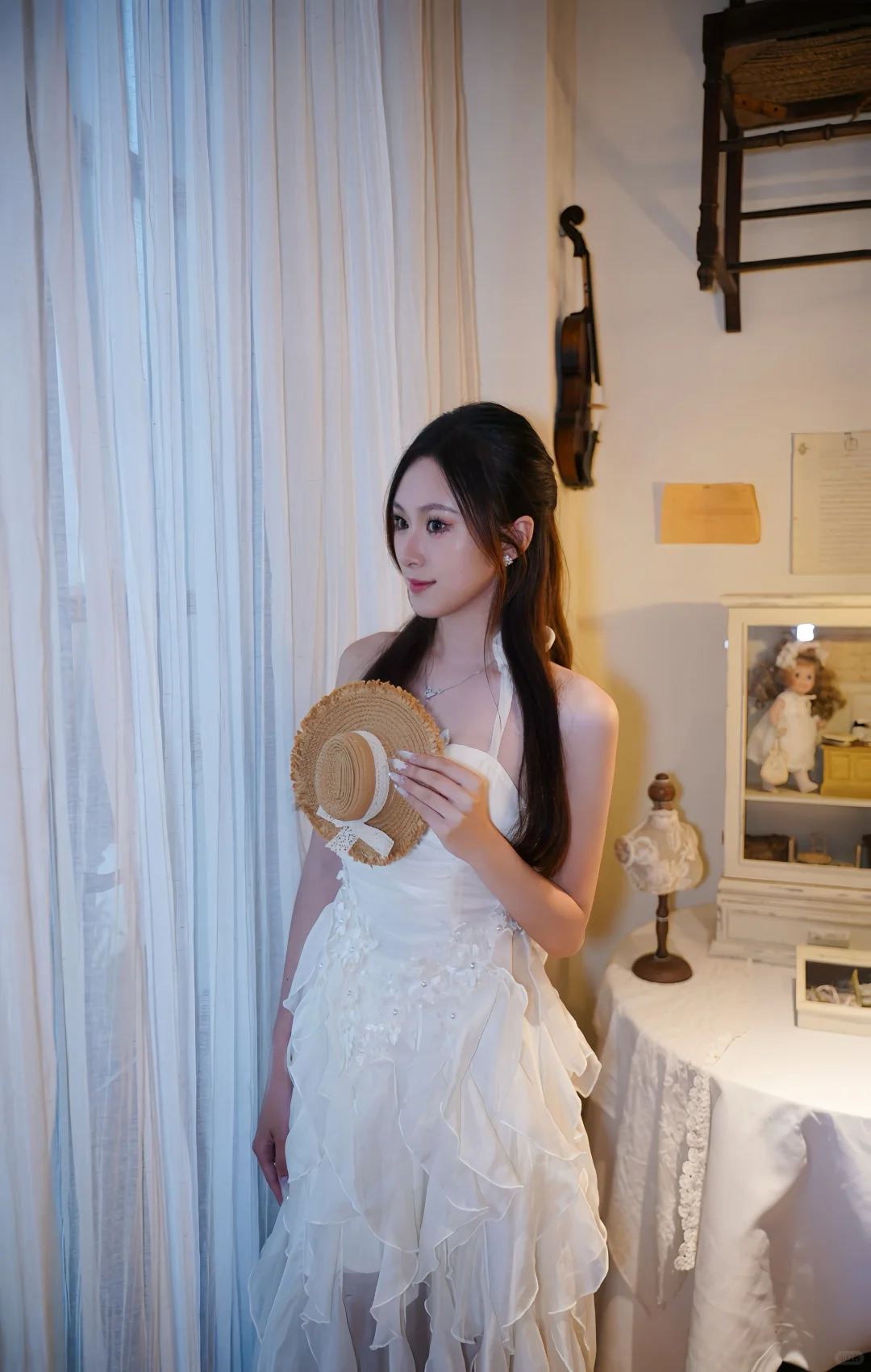 今天是被白纱裹住的温柔｜互勉模特