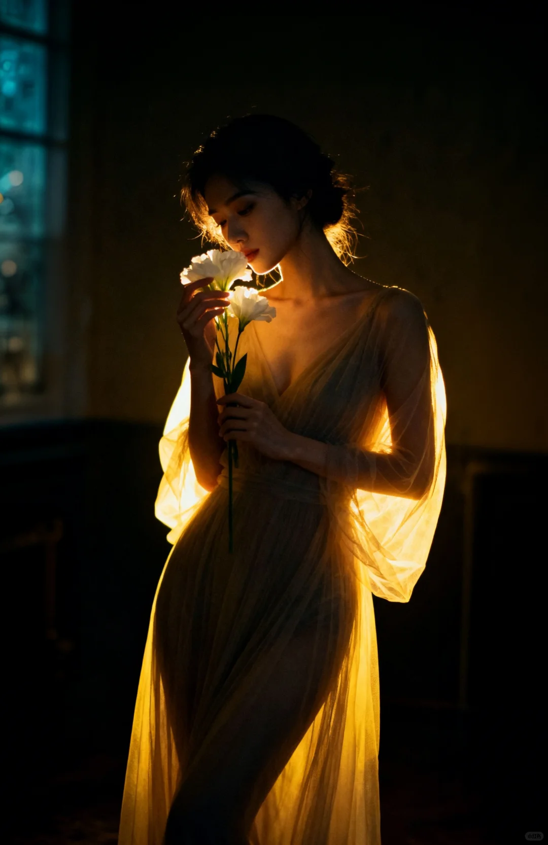 Ai写真●怎样0元生成高级光影氛围感写真？