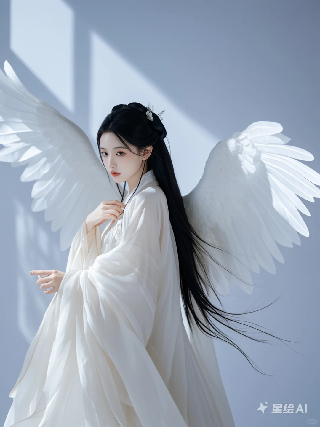 黑发天使｜数字写真