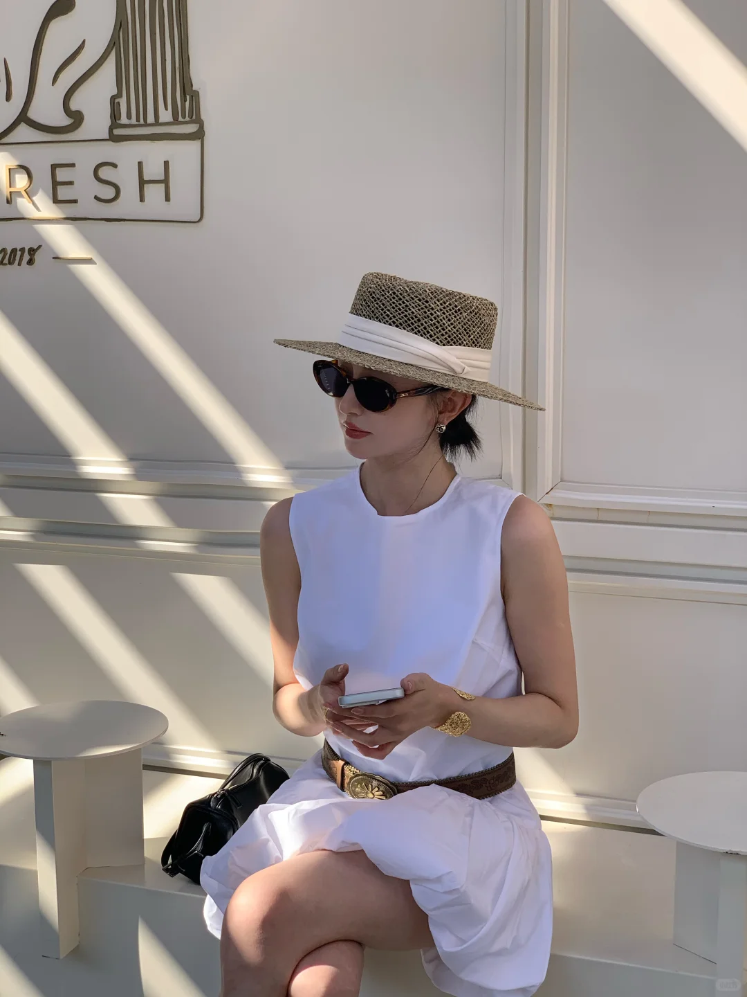 阳光下的花苞裙🤍