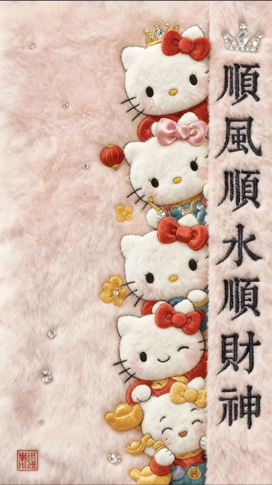 Hello kitty 软绵绵壁纸/冬日专属