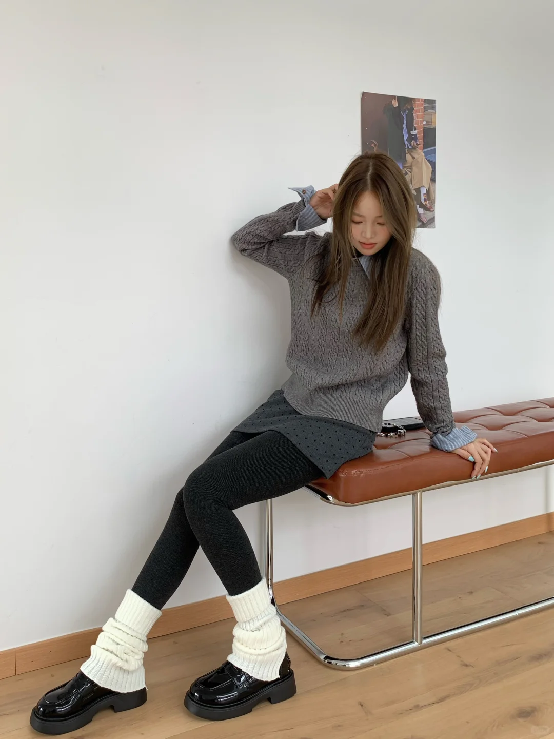 狠狠期待冬天💗打底裤显瘦显腿直想焊腿上！