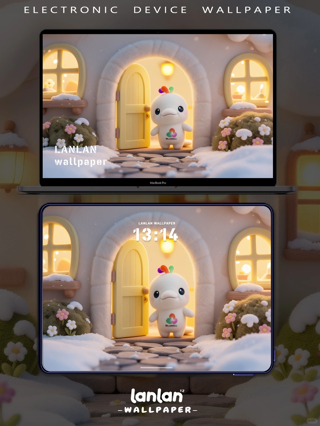 平板壁纸 | 大湾鸡 躲手机里悄悄探头🐣