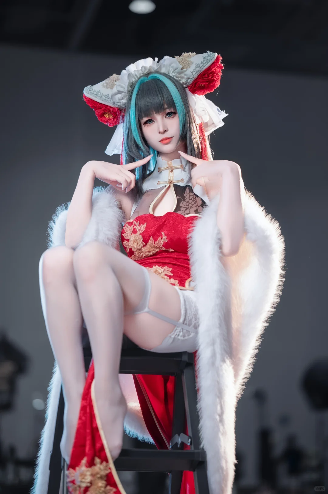 柴郡猫新春旗袍