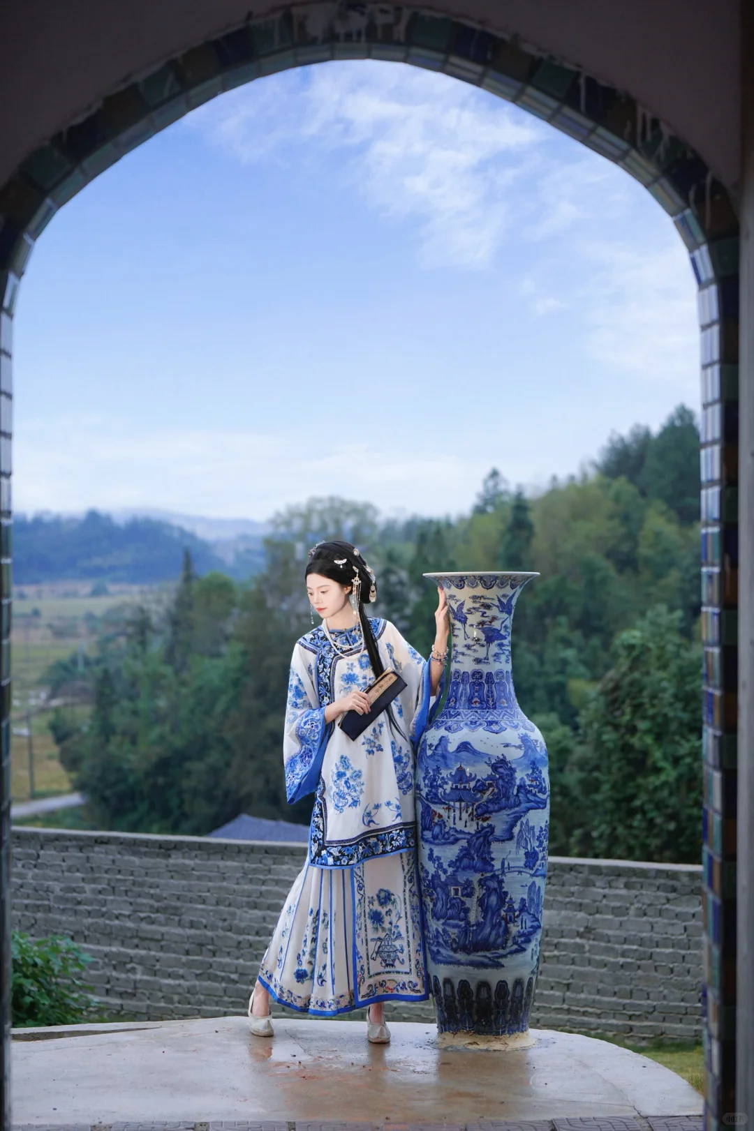 景德镇清汉女写真🔥、瓷宫被问爆的9️⃣机位