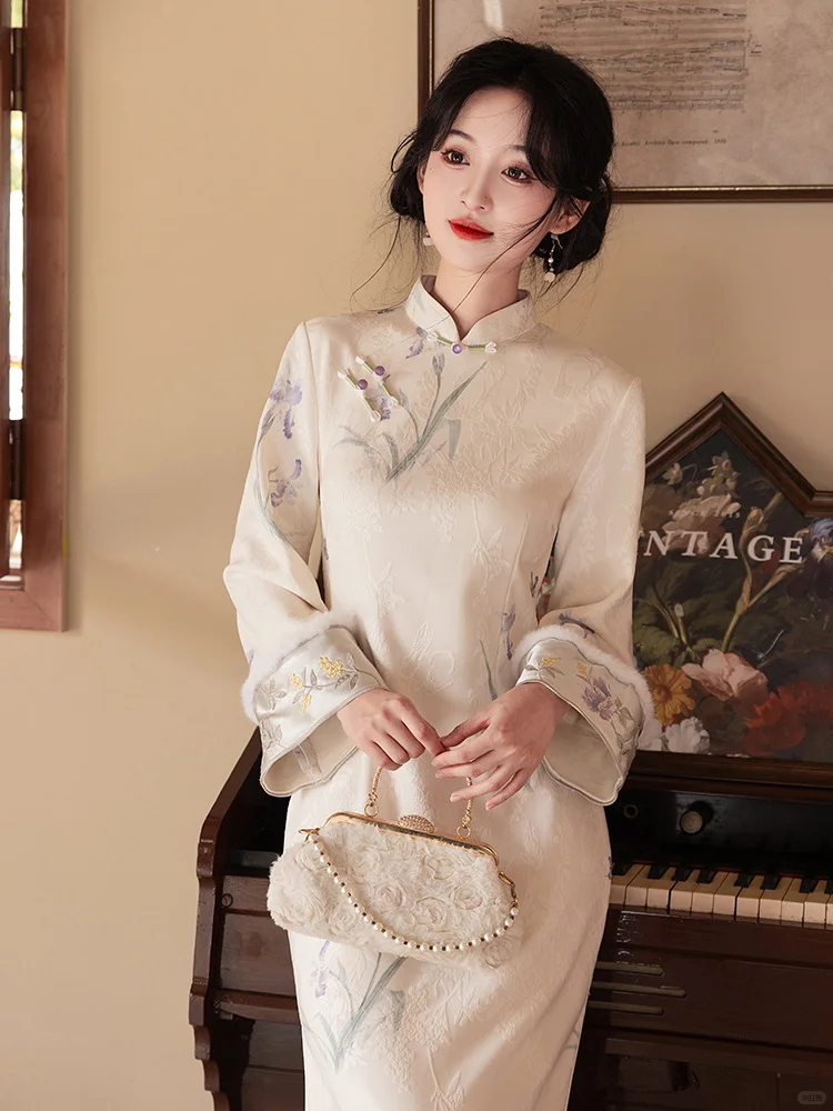 ✨新中式旗袍穿出民国风，太有气质了