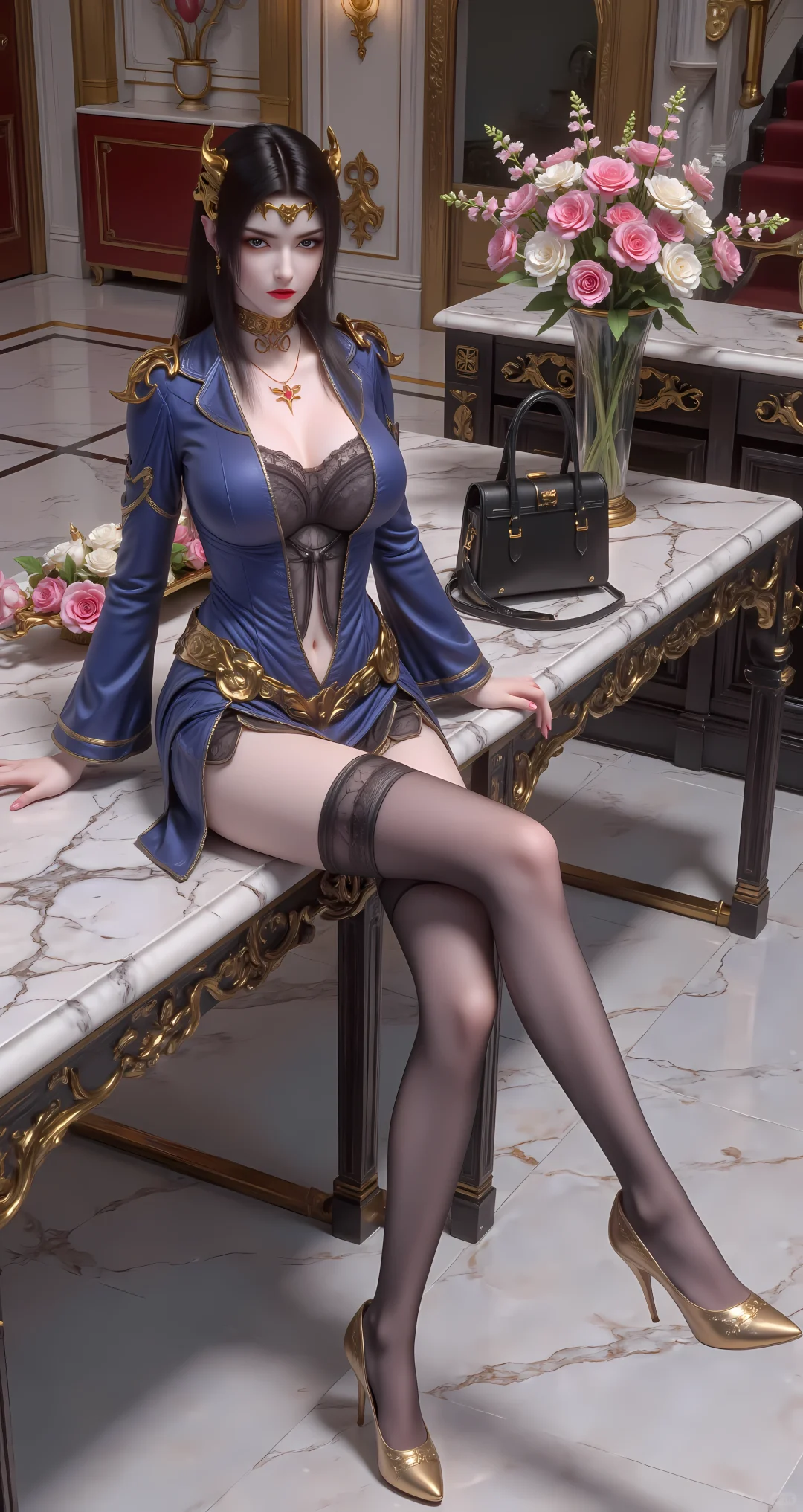 美杜莎和蓝色更配哦