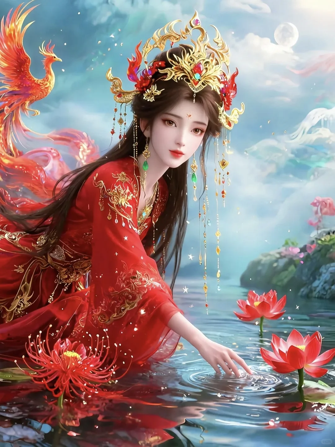 国漫女神火灵儿，上古时期的女神，绝美！！