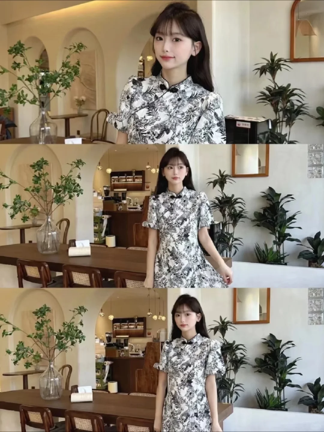 谁穿谁显嫩！这件旗袍裙我能穿到秋天！