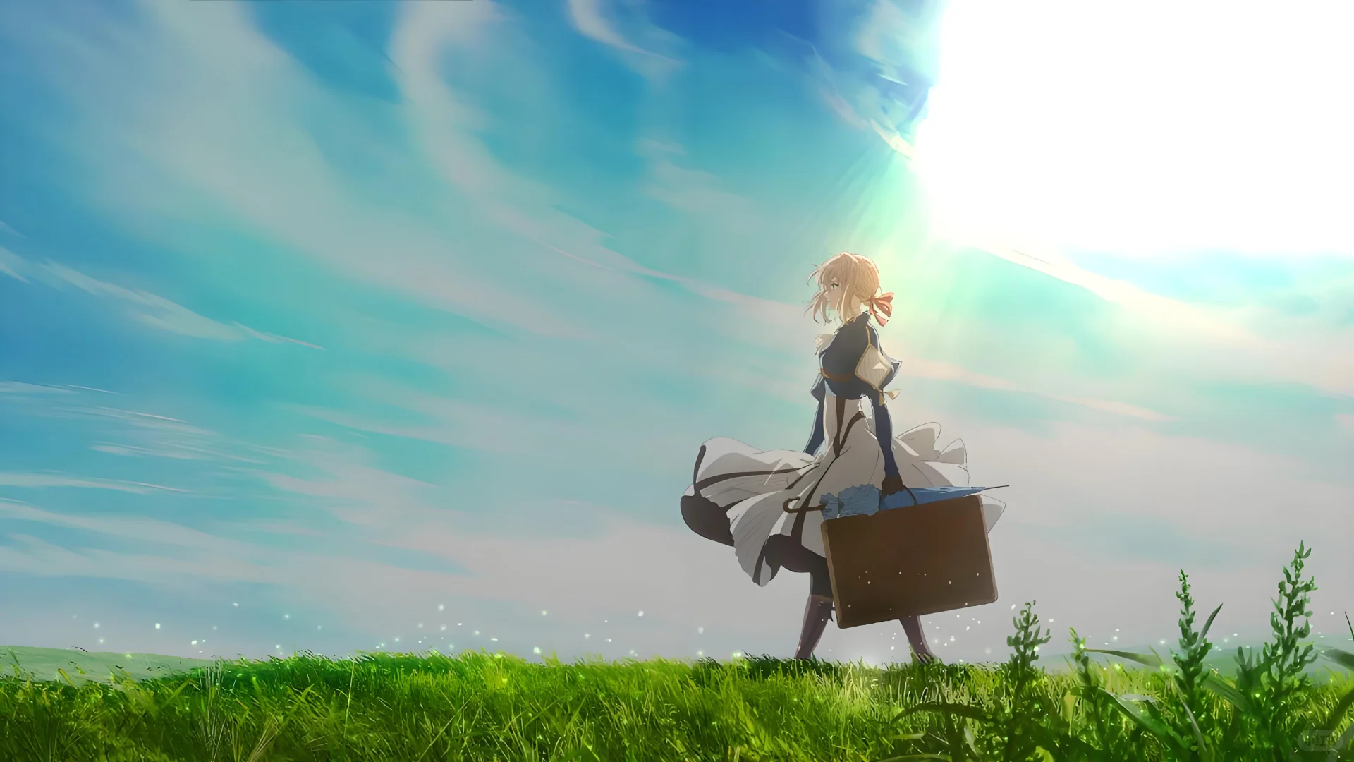 4k超清紫罗兰永恒花园壁纸