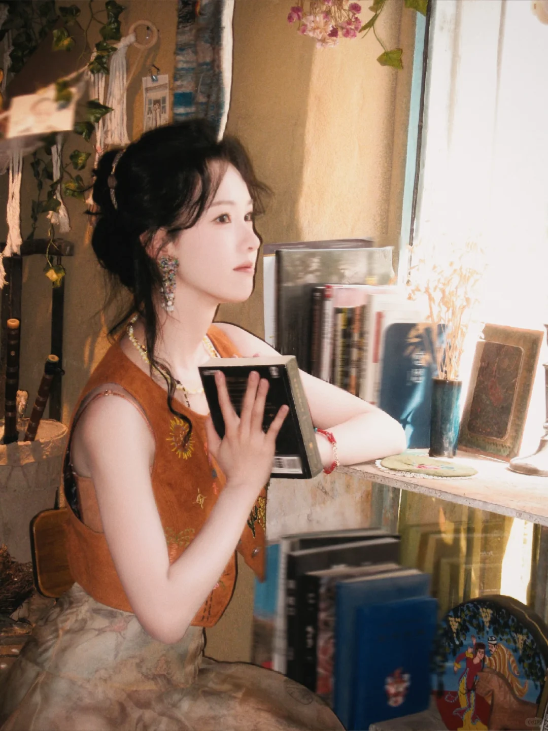 光落在她脸上，万物皆可心动～