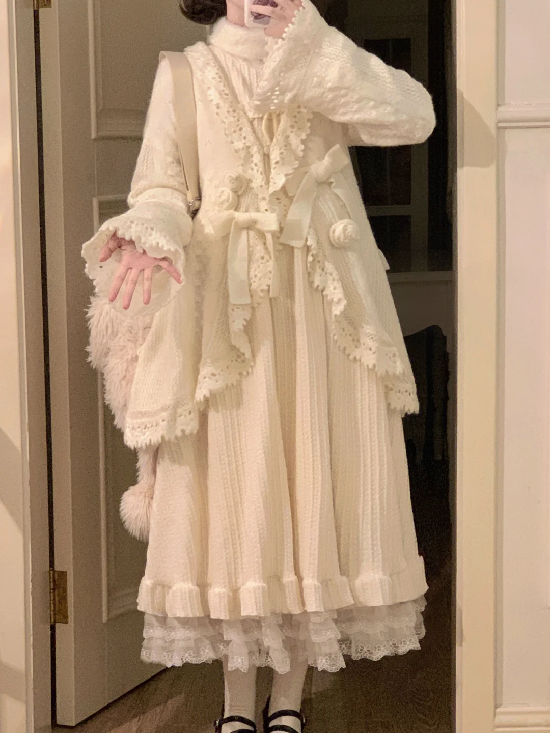 >ᯅ<层层叠叠的一身白 我好爱