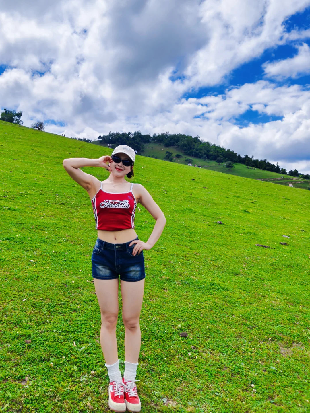 好喜欢我健康匀称的身材💓