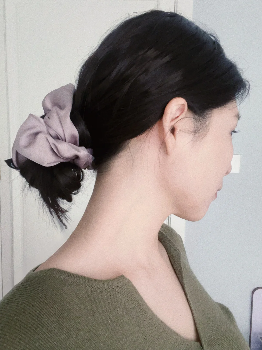 女神必备的一款发圈，紫色法式