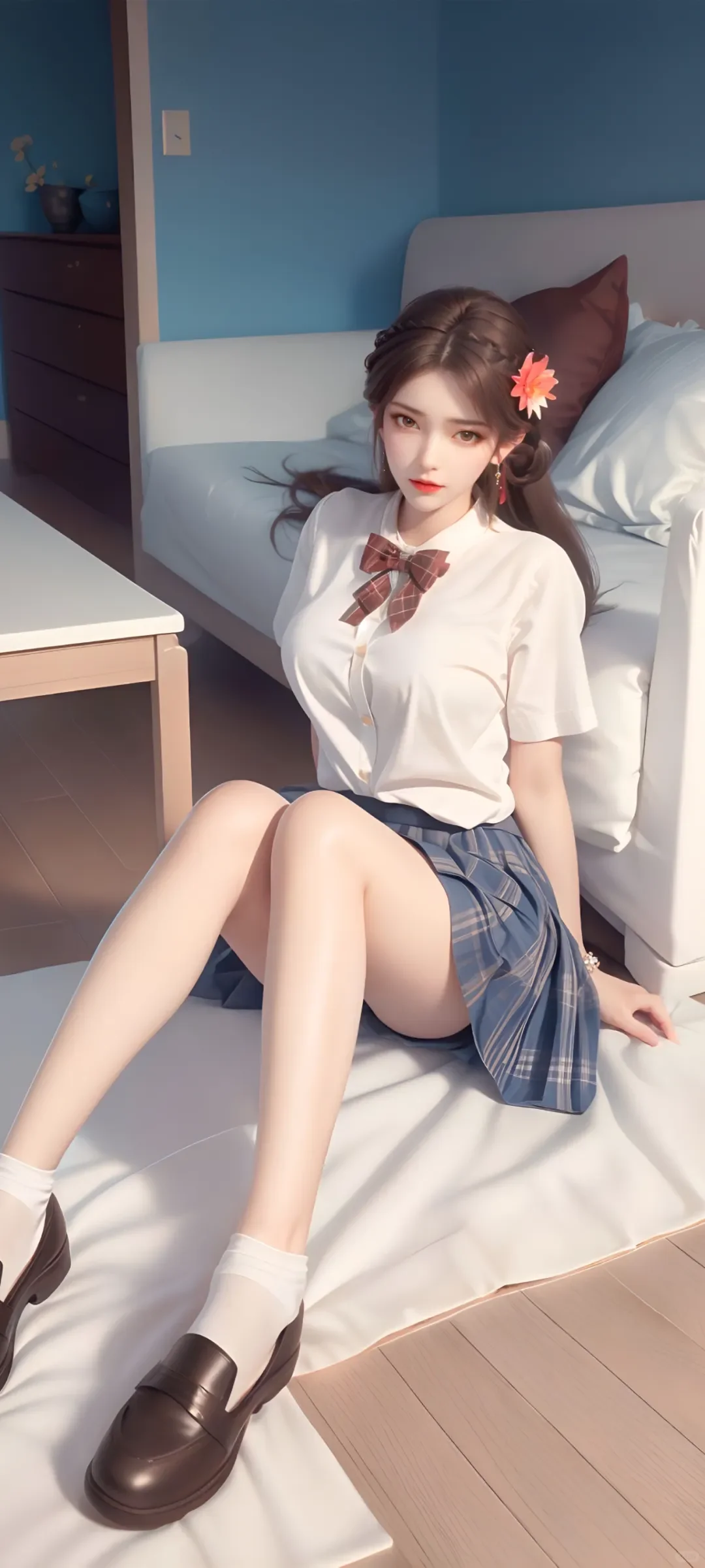 完美世界＃火灵儿 jk HS装