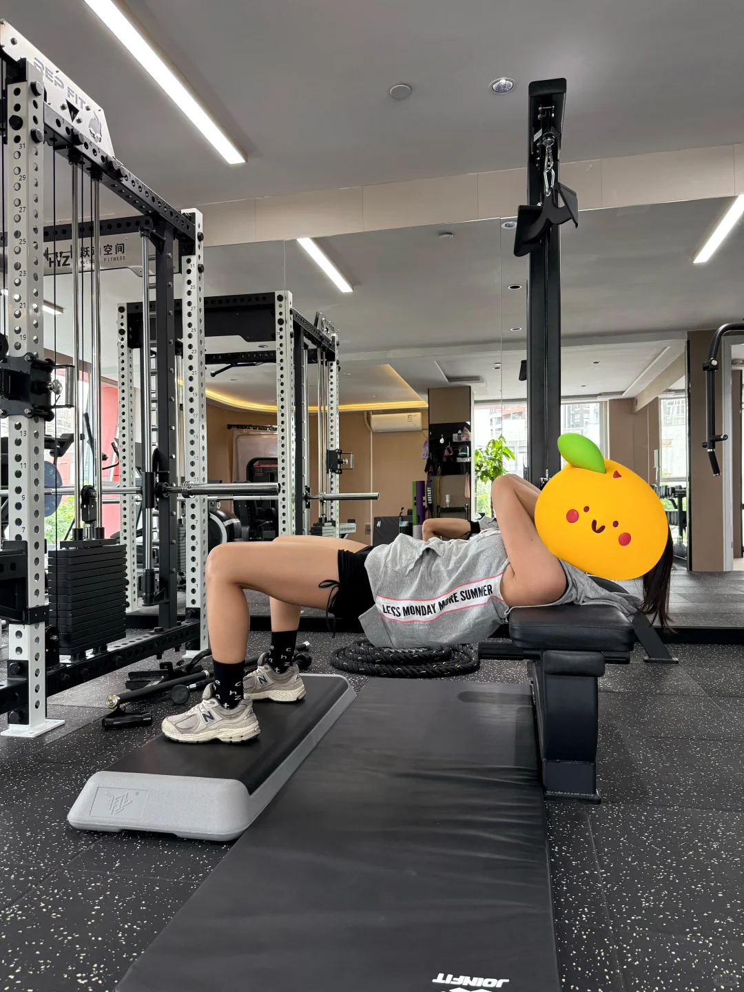 海珠区女子塑形馆、今日份臀腿训练