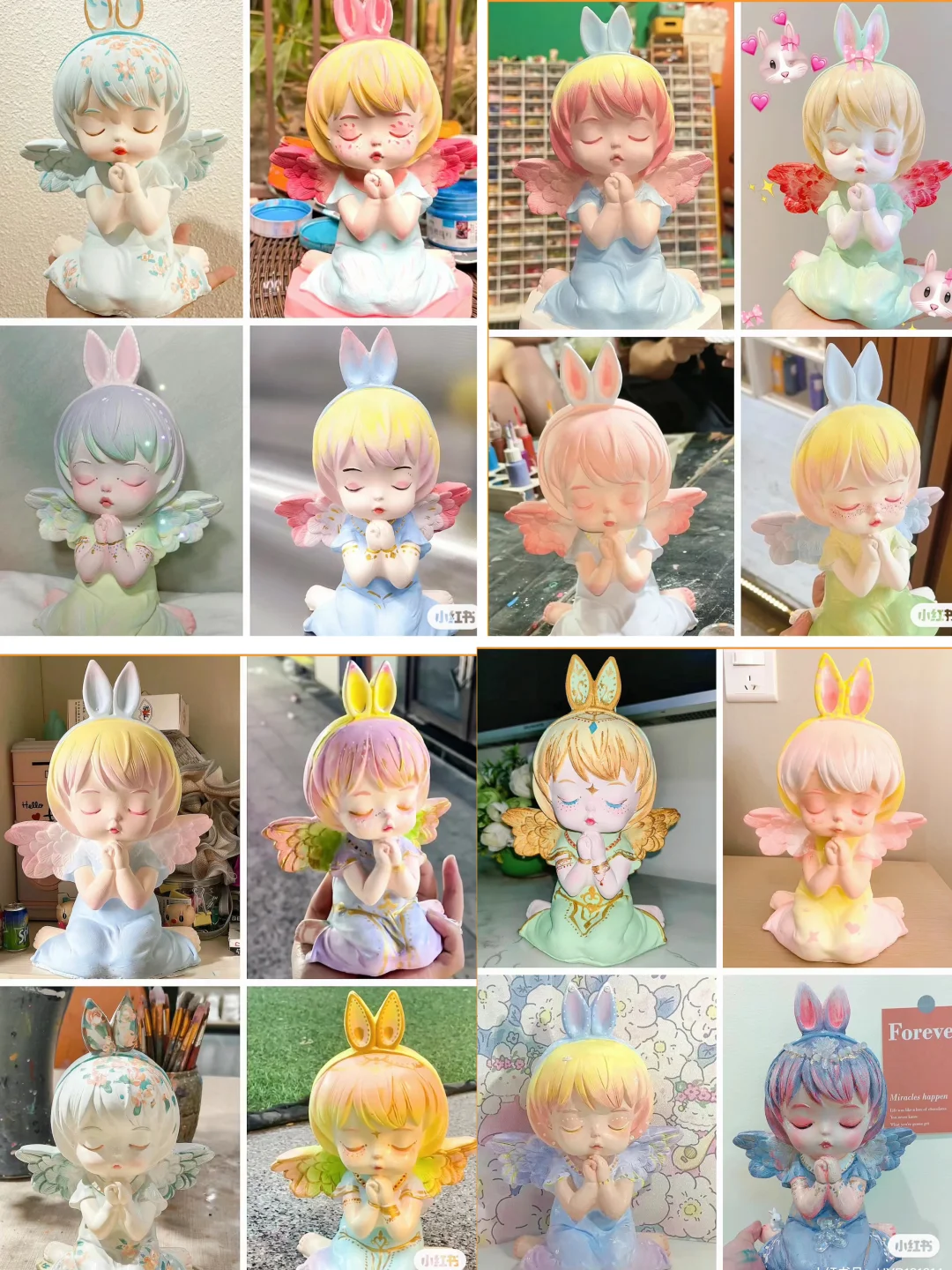 一起来公园找最美老板娘涂～～天使娃娃 配色