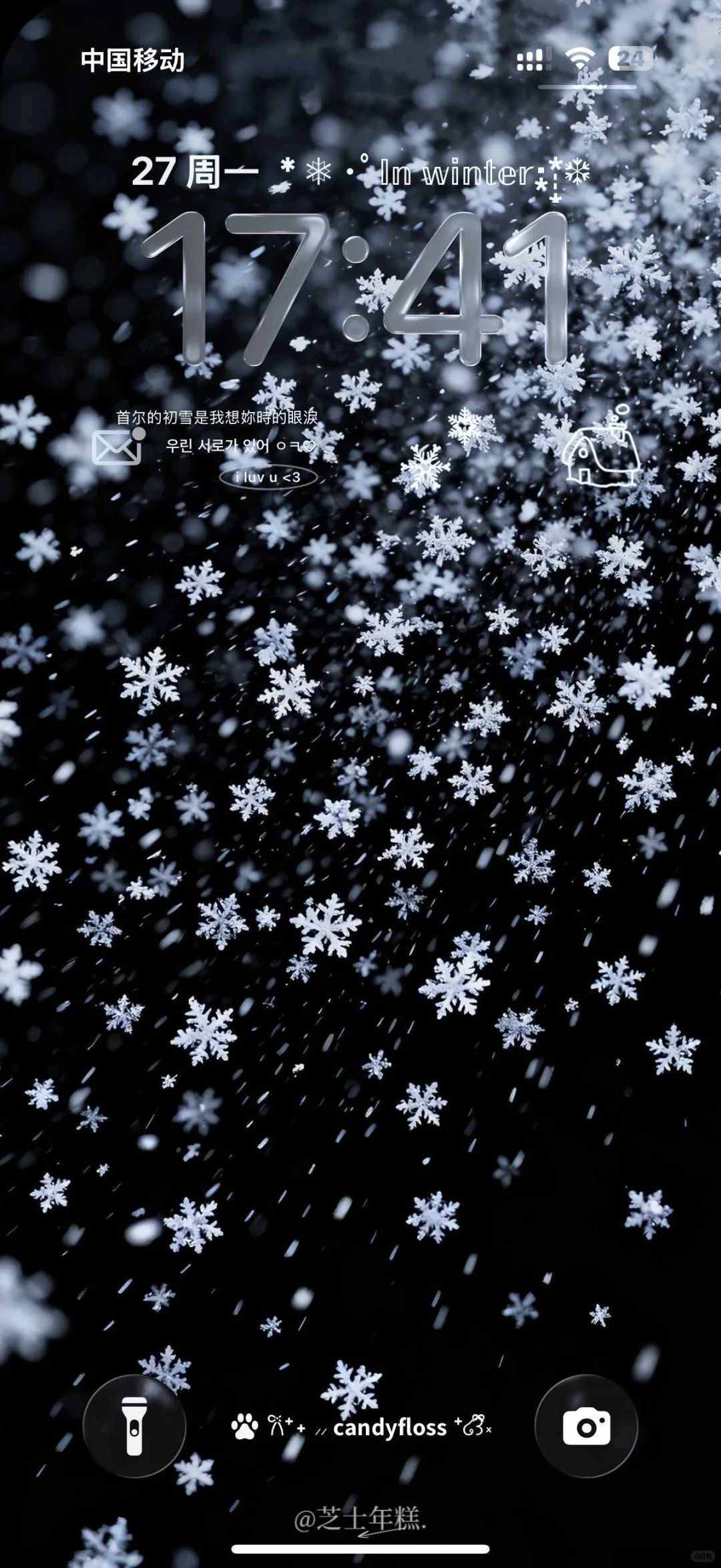 冬日深色系雪景壁纸❄️❄️