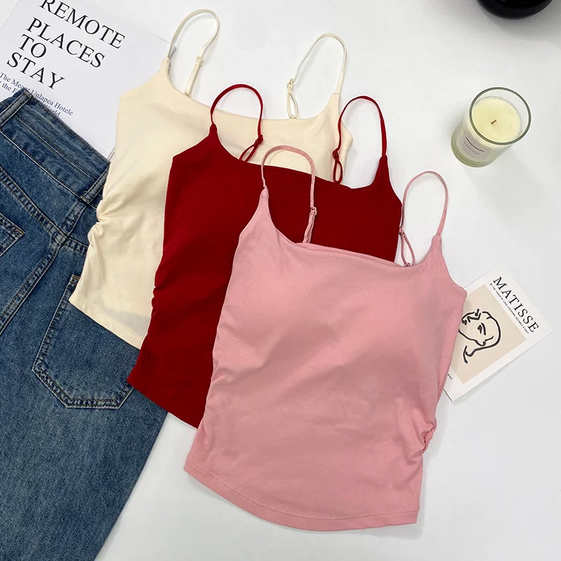 夏日必备💖纯欲穿搭吊带背心