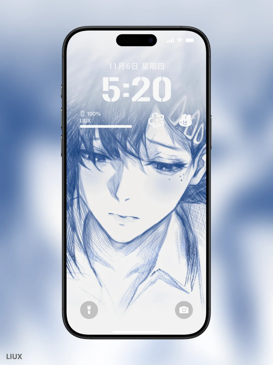 铅笔素描风东山小红动漫壁纸